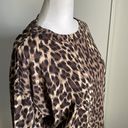 Banana Republic Women’s Cheetah Print Lightweight Pullover Fashion Sweatshirt Photo 3