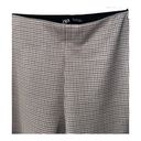 ZARA  Womens Gingham Pull-on Pants, Large Photo 2