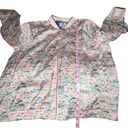 Scotch & Soda  Printed Reversible Bomber Jacket Women Size XL Pink Blue Combo Photo 8