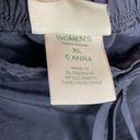 L.L.Bean  Nylon Drawstring Shorts Size XL Black Athleisure  EUC Photo 2