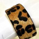 Cheetah cuff faux fur bracelet Photo 0