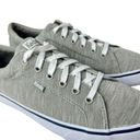 Keds  Women's Size 11 Jump Kick Leather Comfort Sneaker Shoes Striped Knit Grey Photo 4