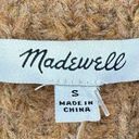 Madewell NEW  Stimpson Sweater Vest Chunky Wool Blend Mock Neck Brown Women's S Photo 5