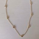 Madewell NWOT  gold dainty heart necklace Photo 0