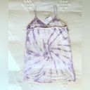 American Eagle NWT  Tie Dye Slip Mini Dress - White/Lilac - S Photo 6