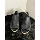 Eileen Fisher  Black Textile Upper Wedge Slingback Women's Shoes Size 8 Photo 1