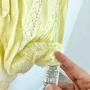 Free People  Maria Maria Lace Blouse In Lemon Gela Photo 5