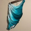 La Blanca NWT  Ocean One Shoulder One Piece Swimsuit Ombre Shirred- Size 10 Photo 3