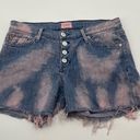 Hudson Jeans  denim cut off Purple Pink Jean shorts button fly size 28 Photo 0