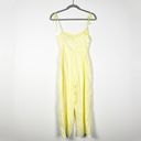 Majorelle  Portman Cotton Lightweight Tie Shoulder One Piece Jumpsuit Baby Yellow Photo 2