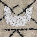 ZARA Floral Crop Top Photo 1