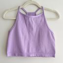 Krass&co J.o& Light Support Seamless Rib Knit Tank Top, Lilac/Lavender Tank, Size M-L Photo 0