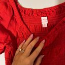 Isabel Maternity  Smocked Red Dress size Medium Photo 1