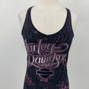 Harley Davidson  Tank Top Graceland Graphic Logo Memphis Tennessee Womens Small Photo 3