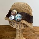 Juicy Couture Vintage  corduroy and leather hat with buttons Photo 0