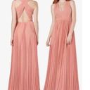 Fame and Partners  Pleated Evening Cutout Gown Photo 0