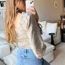 Missguided Floral Long Sleeve Rouched Top Photo 1