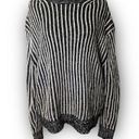 Elizabeth and James  Black and White Sweater Women's Medium Photo 1