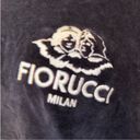 Fiorucci  Velour 1/4 Zip Sweatshirt Size L Photo 1