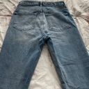 Topshop Moto Distressed Ripped Raw Hem Light Blue Y2K Jeans, size 26x30” Photo 13