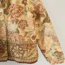 Coldwater Creek Long Sleeve Four Button Closure Tapestry Blazer Jacket Size M Photo 1