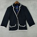 American Eagle  blazer womens small blue cotton cropped double button y2k preppy Photo 0