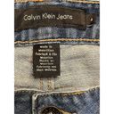 Calvin Klein Jeans Calvin Klein Blue Jeans Size 4 Lean Bootcut Distressed Stretch (3578) Photo 6