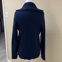 Liz Claiborne  Navy Knit / Puff Jacket Photo 6