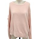 n:philanthropy  Lulu Ruffled Sweatshirt in Blossom Pink Size Large Photo 0