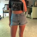 Abercrombie & Fitch High Rise Mom Jean Shorts Photo 0