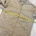 Eddie Bauer  Khaki Short Jacket women’s XS but fits bigger button front Neutral Photo 9