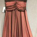 a.n.a NWT JS boutique 16 coral under dress  mesh brown overlay with rushing Photo 5