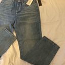 BLANKNYC The Madison crop Rhinestone Front Blue Denim Jeans Womens SIZE 26 Photo 3