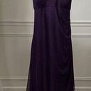 XScape  Embellished-Neck Formal Gown Dress Plum Purple $250 20W Photo 0