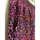 DKNY Women’s  Animal Print Pull-On Drawstring Pants Pink and Black Size XL Photo 2