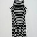 Brandy Melville Black White Abigail Striped Tank Dress Photo 0