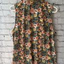 MELLODAY  Floral Ruffle V-Neck Tank Top Size XL Photo 4