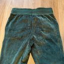 Aerie Dark Green Velvet Flare Sweatpants Photo 5