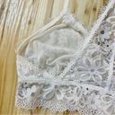 Aerie  Lace Bralette Womens Size Medium Cream/Ivory Racerback Photo 4