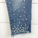 Pilcro and the Letterpress  Size 14 Hyphen Pearl Womens Jeans Beaded Fray Crop Photo 7