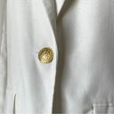 Oleg Cassini  | White Blazer Jacket Sz 4P Photo 3