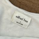 Wilfred Free  aritzia white thin spaghetti strap crop tank top Photo 4