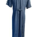 Vintage Blue  Cactus Denim Long Maxi Dress Photo 1