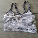 Reebok  sports bra black and white size small S Photo 0