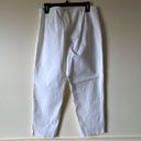 Eileen Fisher  Pants Organic Cotton Stretch Twill Ankle Off White Sz M Minimalist Photo 1