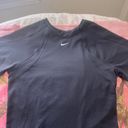 Nike black white logo short sleeve tee shirt dri fit Photo 2