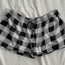 Just Love black/white plaid low/mid rise shorts Photo 0