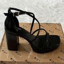 mix no. 6  NARINE PLATFORM SANDAL IN BLACK SIZE 7.5 Photo 3