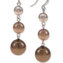 Charter Club  Tonal Imitation Pearl Triple Drop Earrings in  Gold-Tone Photo 0