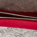 Christian Dior New  Red Velvet Double Zipper Travel Cosmetic Toiletry Evening Bag Photo 3